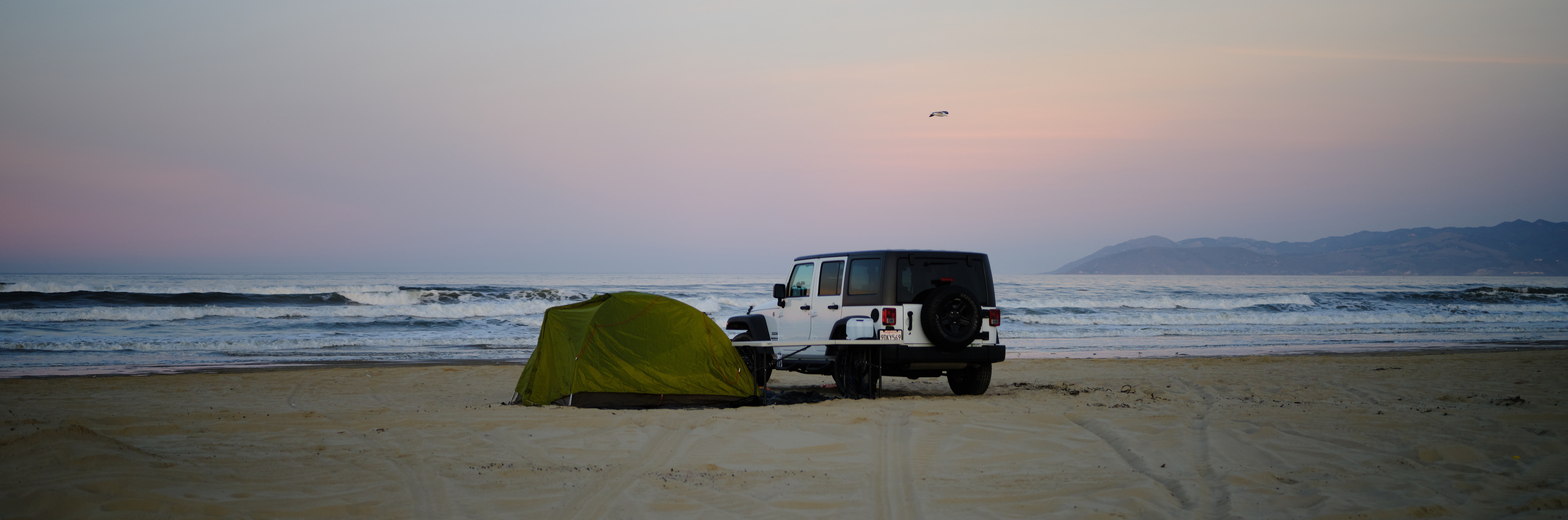 Two Views of Sunrise: Oceano Dunes Camping